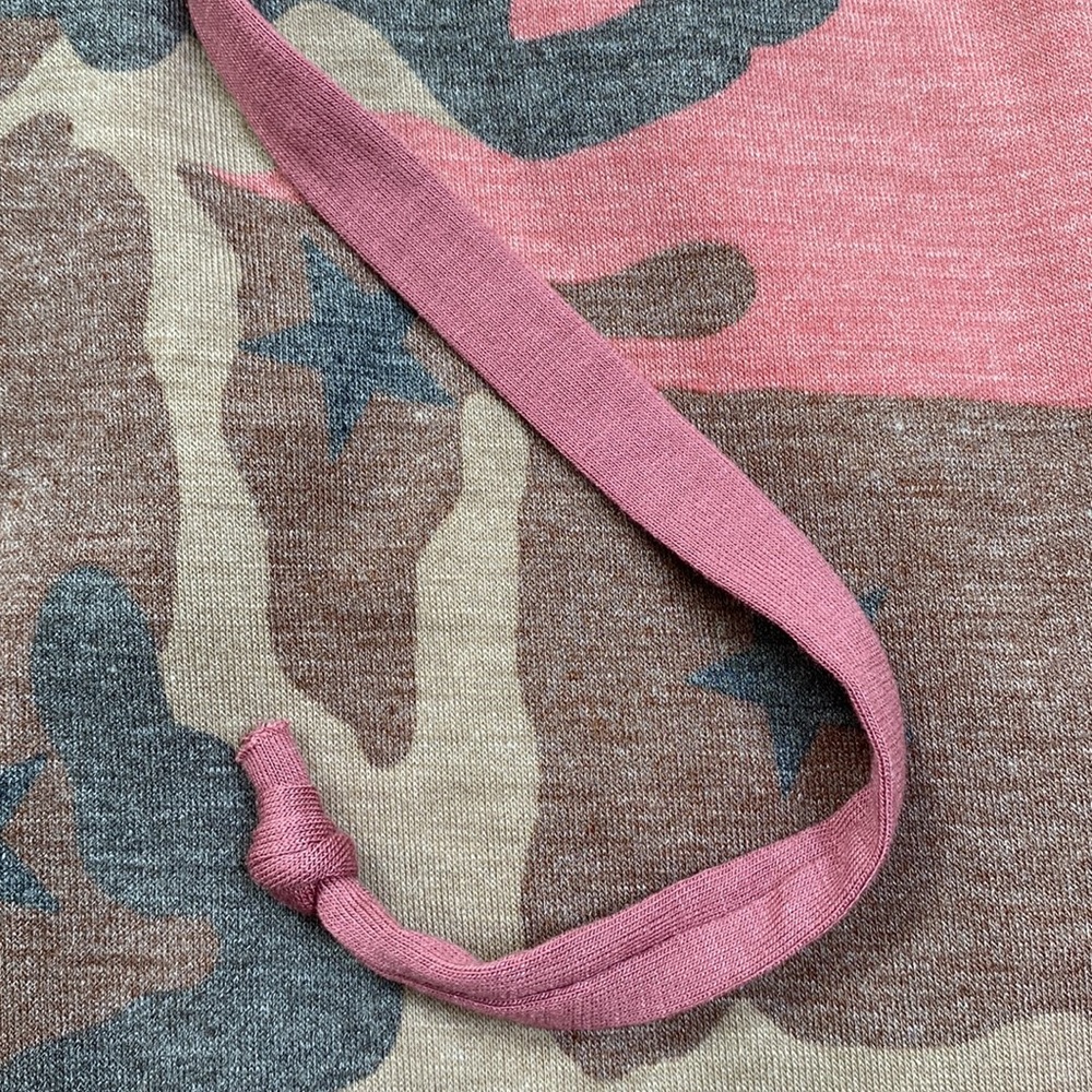 🎉HP🎉 Crescent Camouflage Star Pull On Skirt 💗 Mauve Pink & Gray - Picture 11 of 15